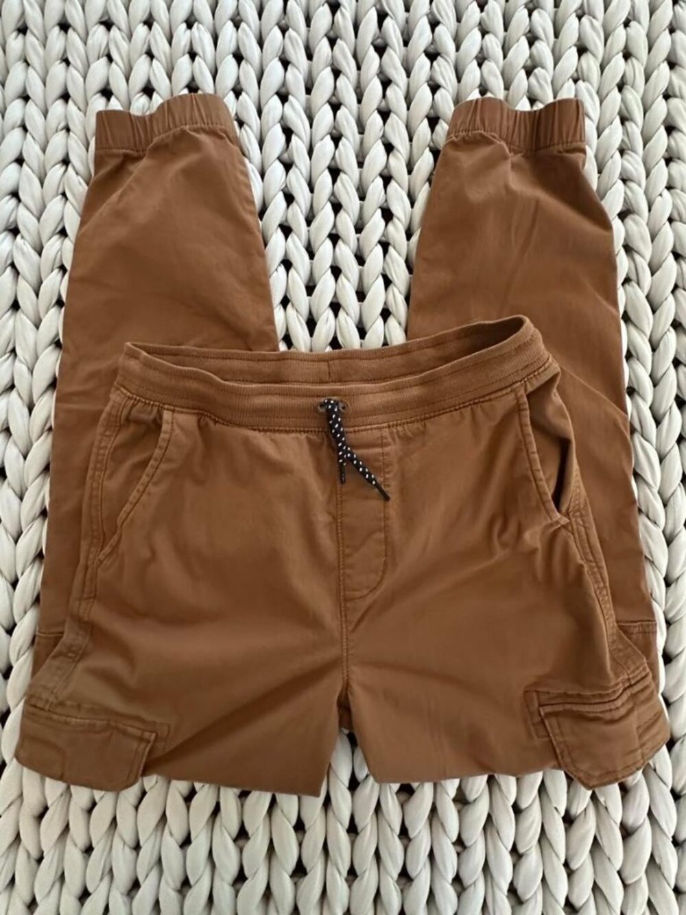 Sonoma Boys Cargo Jogger Pants L 14/16 Brown